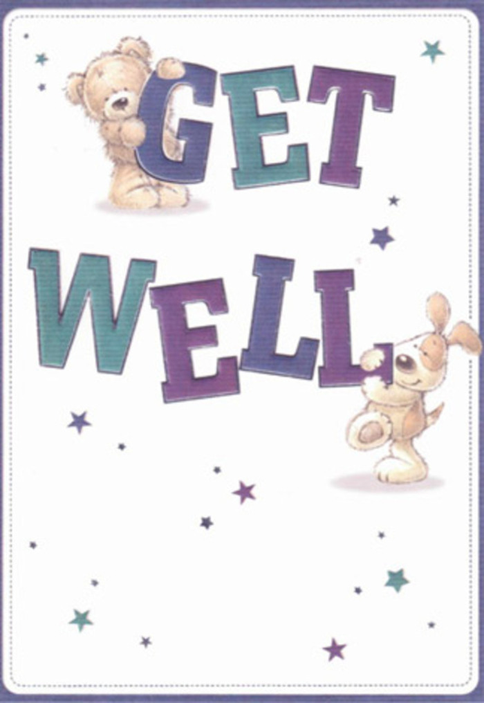 Celebrating the nurturing spirit of East Sheen, this get well card radiates gentle encouragement. Two whimsical friends-a cozy bear with plush fur and an animated puppy with silky, floppy ears-sit surrounded by a constellation of twinkling stars. The bold, playful typography shaded in soothing purples and aquas reflects the vibrant energy one finds in blossoms from florist shops along Sheen Lane. Each illustration is rendered with attention to texture and warmth: the bear's fur capturing a sense of touch so vivid it almost invites you to reach out and stroke it, much like the textures found in a hand-tied bouquet. The soft, immaculate background recalls the simple beauty of morning light streaming through local gardens. Confidently arranged, every element-from starbursts of hope to the gentle gaze of the puppy-feels balanced and intentional, similar to the care East Sheen Flowers invests in each arrangement meant to offer solace. Sending this card alongside a thoughtfully designed bouquet is like gifting a piece of East Sheen's community spirit, inviting healing and heartfelt comfort wherever it may travel.